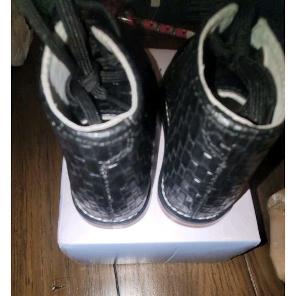 Josmo Walker Kids/Baby/Toddler Shoes All Leather Black Size 3.5 - Picture 5 of 8